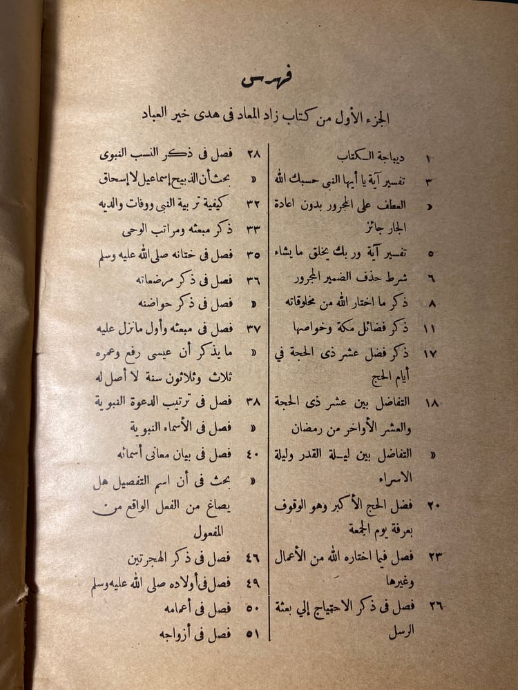 زاد المعاد في هدي خير العباد