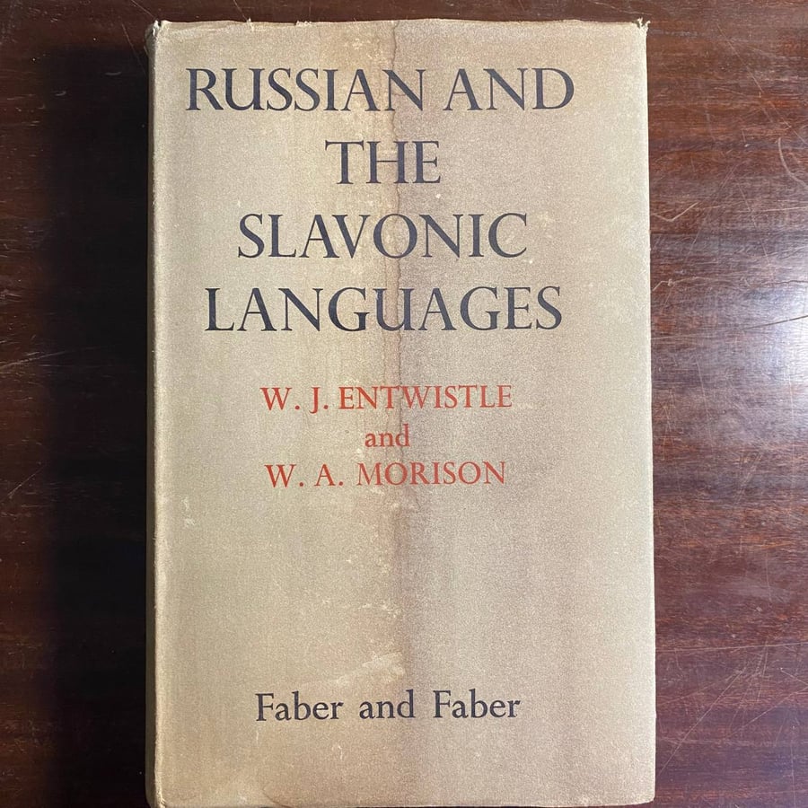 Russian and the Slavonic languages-w.j.Entwistle-ms