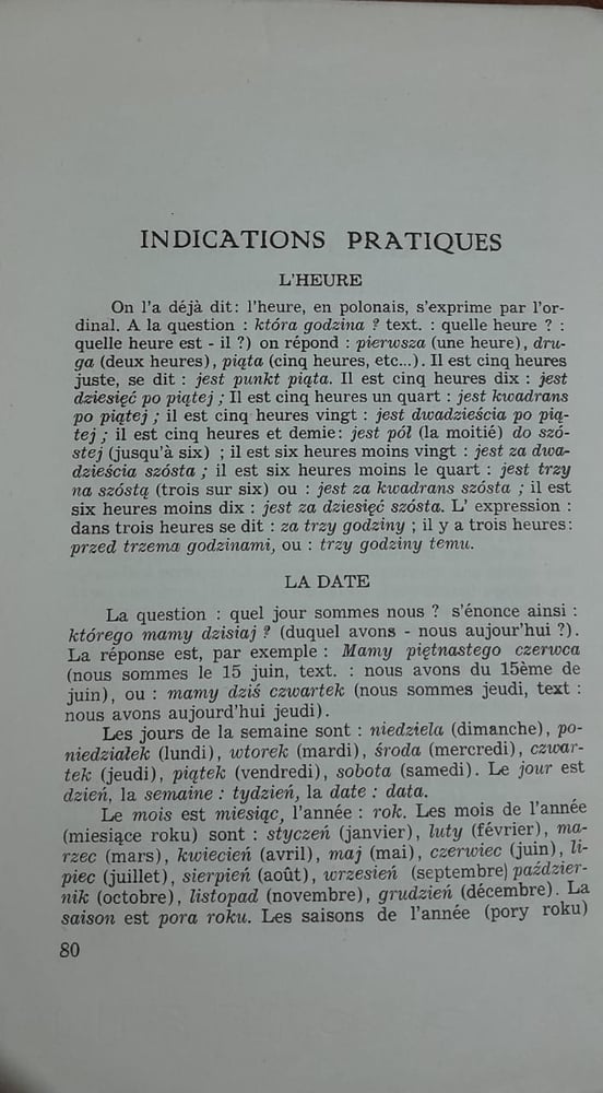 introduction a la langue polonaise