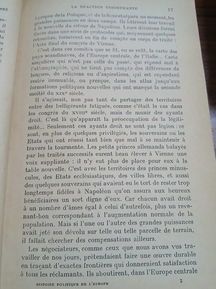 histoire politique de leurope
