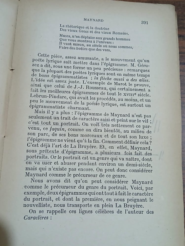 histoire de la poesie francaise