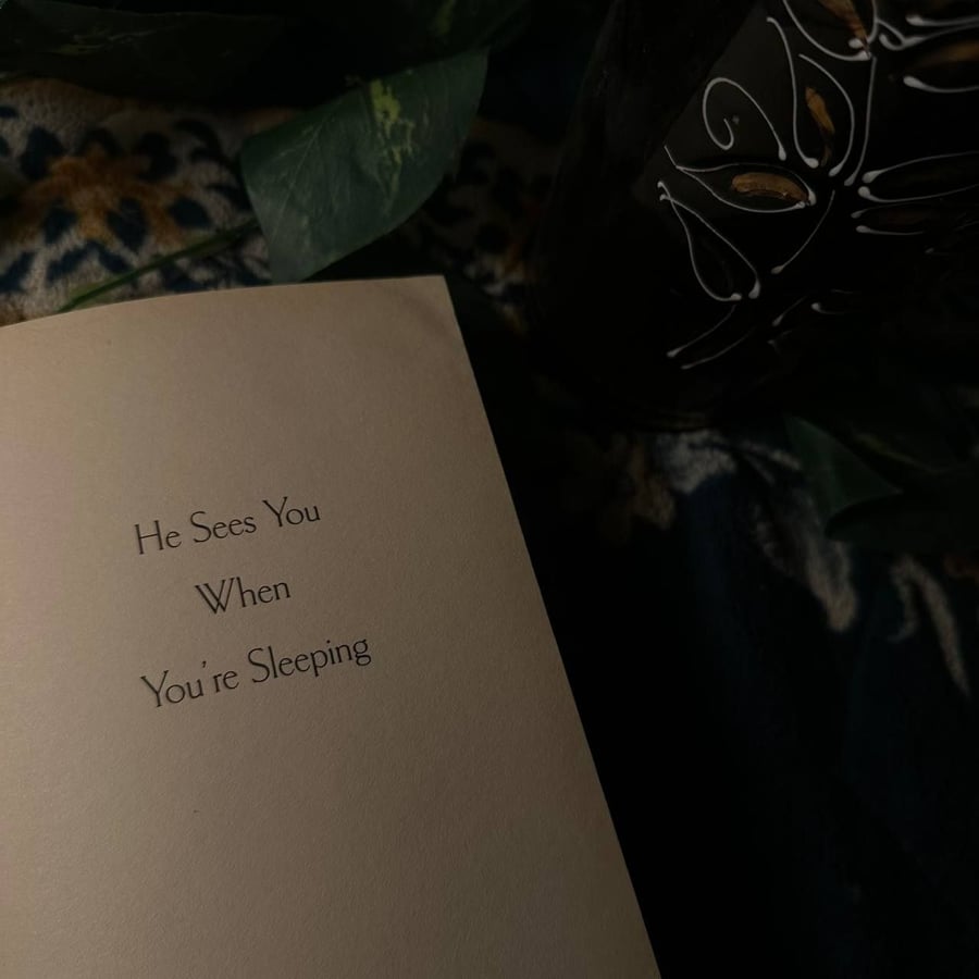 he sees you when you are sleeping _ Mary Clark