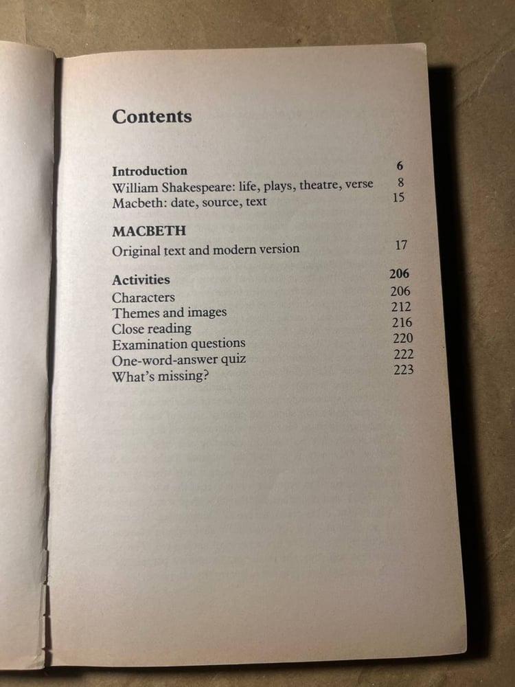 Macbeth - Shakespeare (P14)