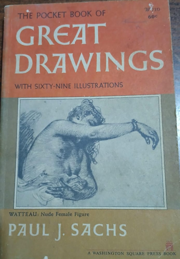the pocket book of great drawings   (W14)