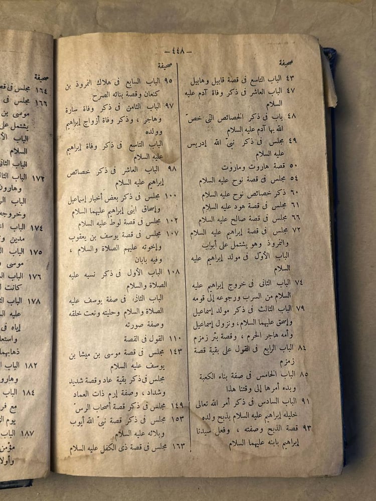 قصص الانبياء المسمي عرائس المجالس - ابي اسحاق احمد بن محمد - HW25