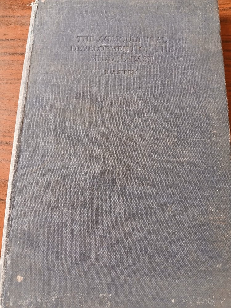 (E13)the agricultural development of the middle east