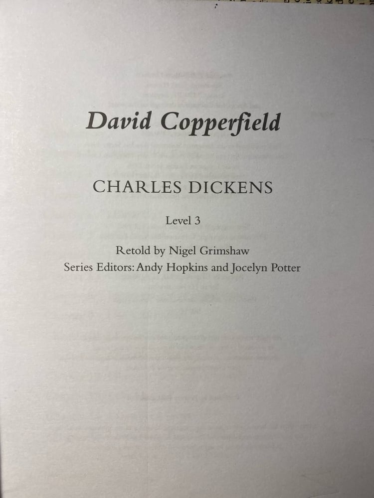 David Copperfield - Charles Dickens (Q6)