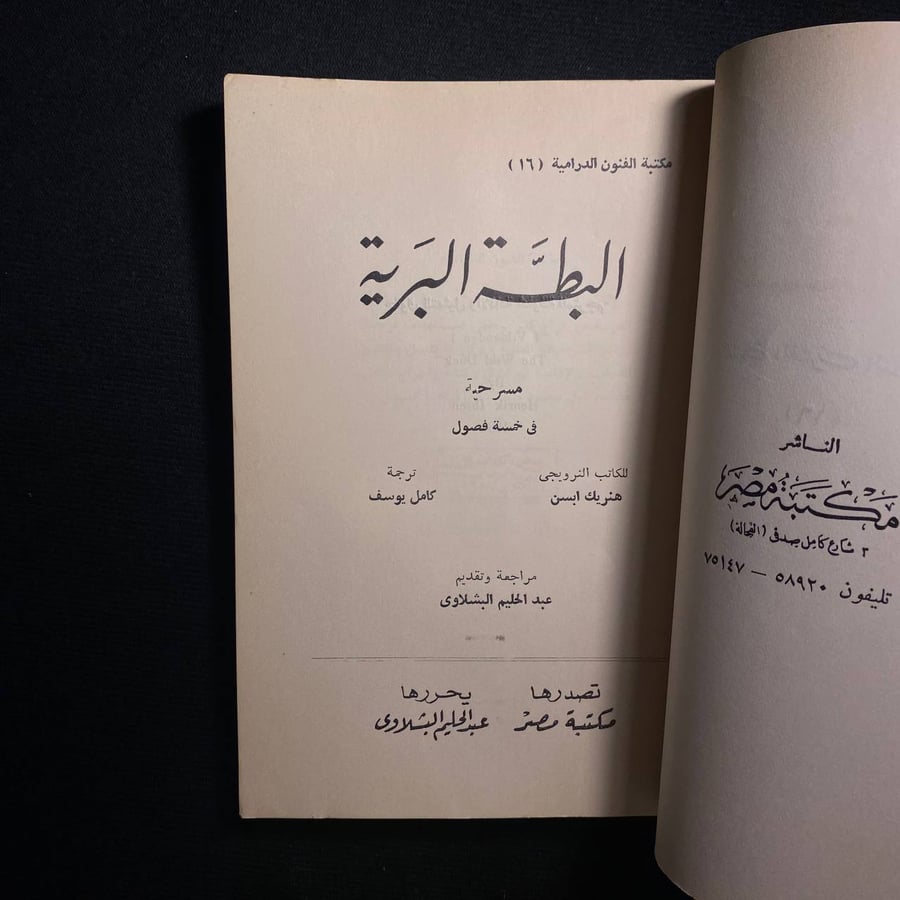 البطة البرية - هنريك ابسن