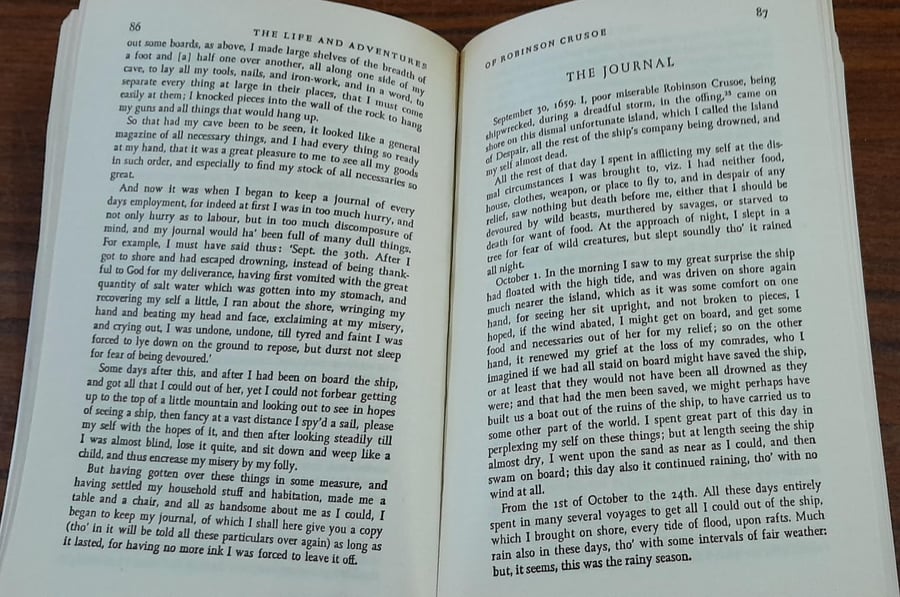 robinson crusoe  (P12)