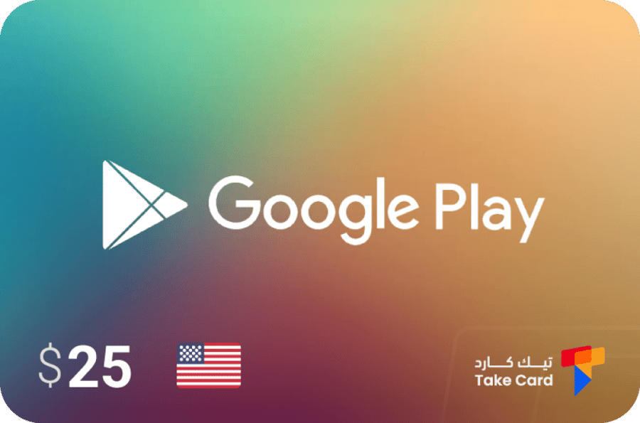 جوجل بلاي 25$ امريكي | Google Play 25$ US