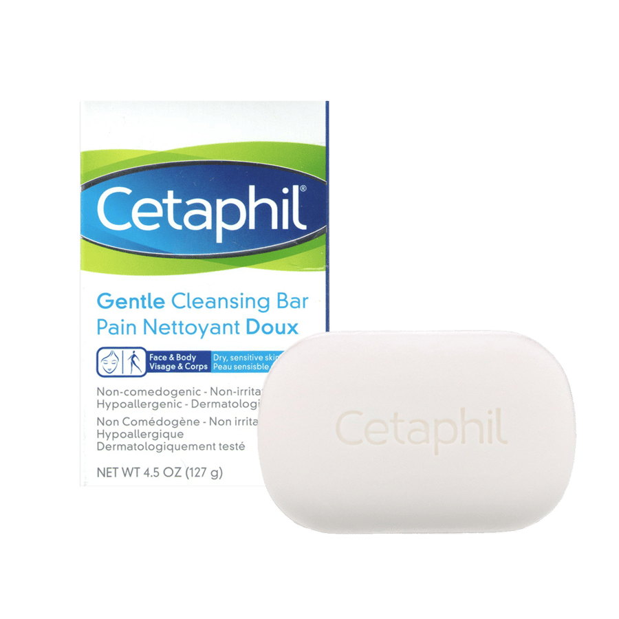 صابونة سيتافيل جنتل كلينسينج بار 127 جرام CETAPHIL GENTEL CLEANSING BAR PAIN NETTOYANT DOUX