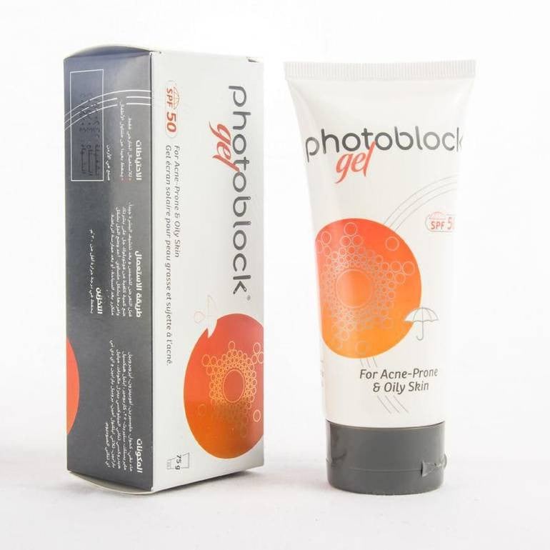 ديرما بيلا فوتوبلوك واقي شمس Spf 50 جل للبشرة الدهنية 75 غ