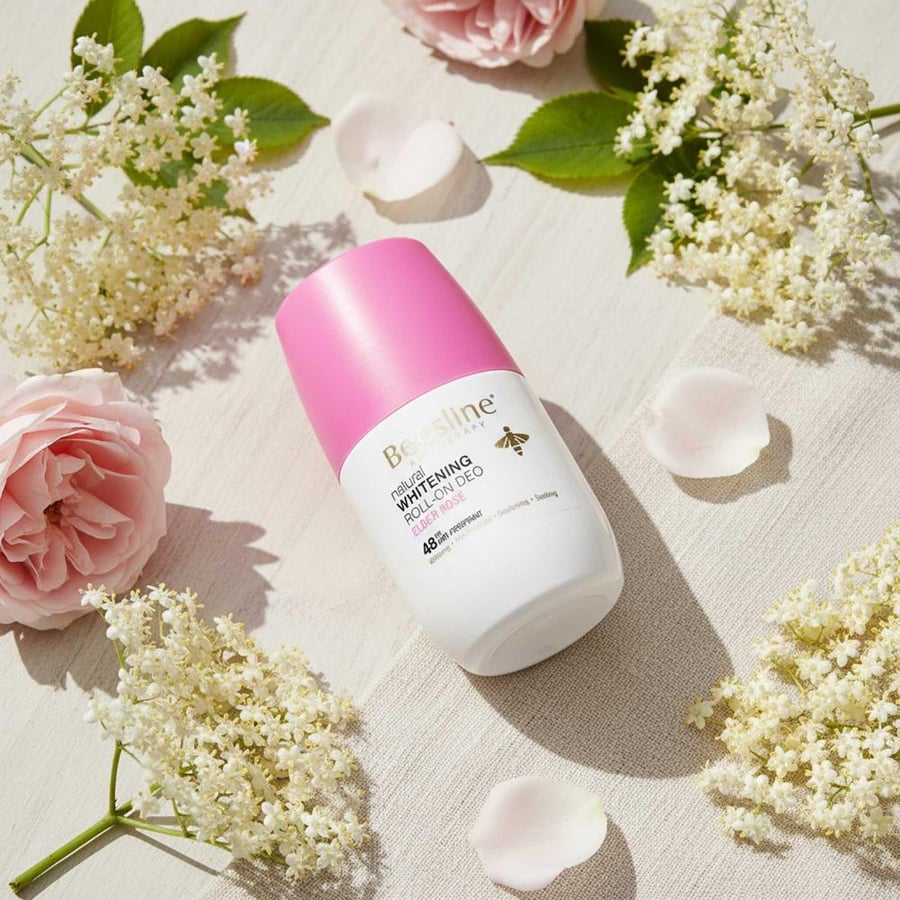Beesline Deodorant Roll On Whitening 50 Ml Elder Rose