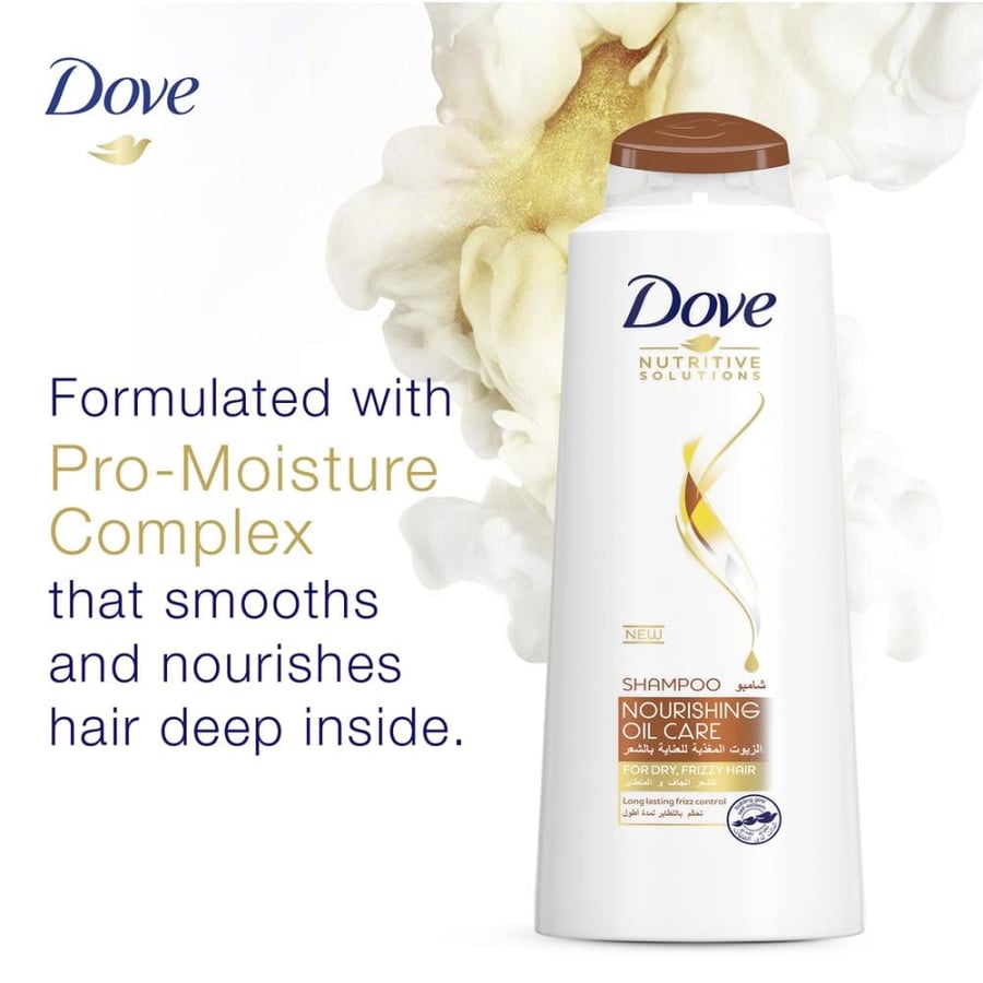 Dove Hair Shampoo 600 Ml Nourishing Oil Care