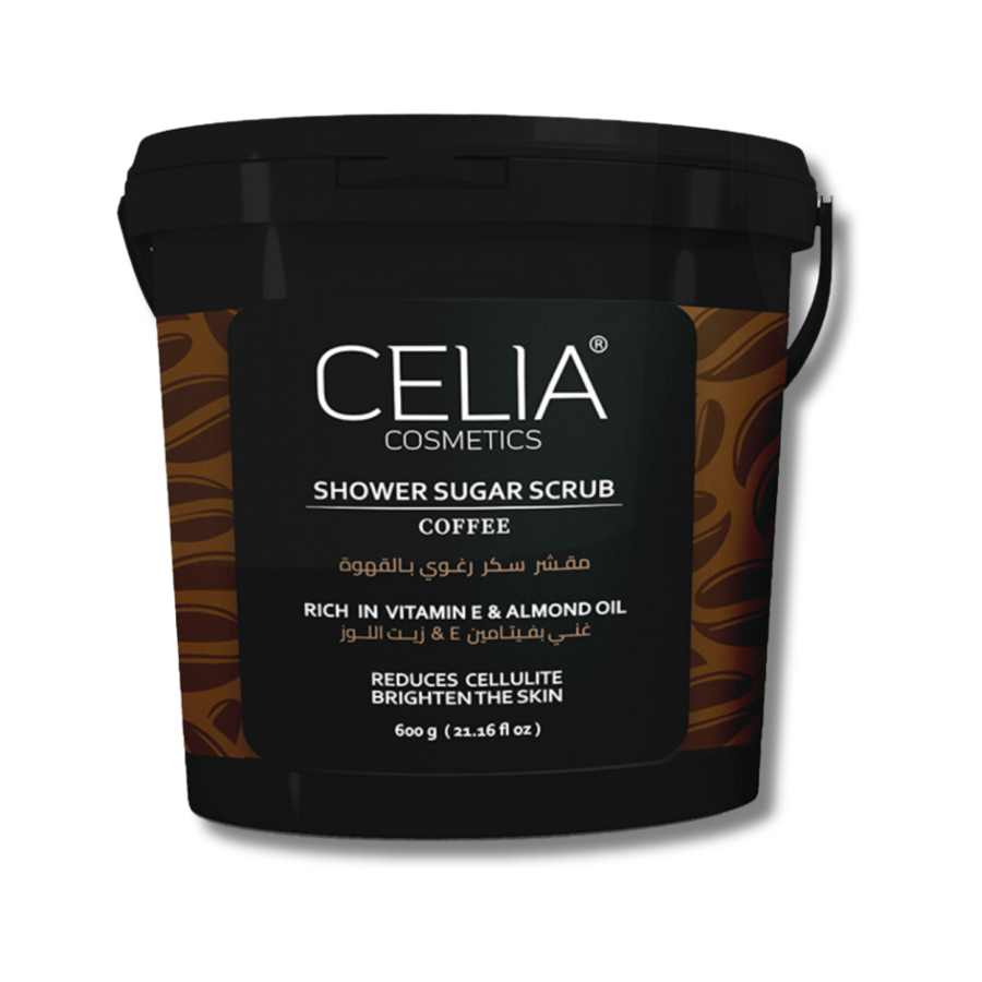 Celia Shower Suger Scrub With Coffee & Almond Oil 600 G
