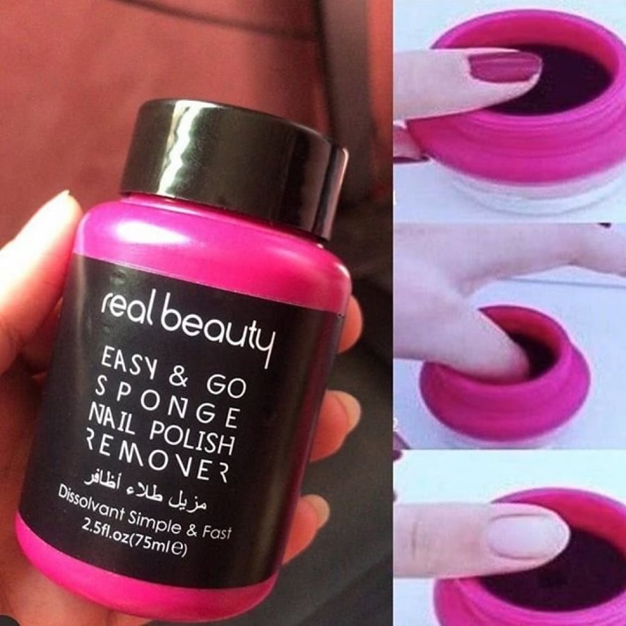 Real Beauty Sponge Nail Polish Remover