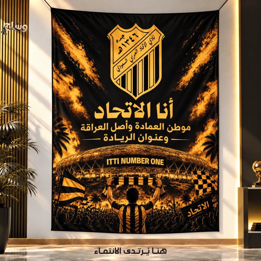 علم نادي الاتحاد – أنا الاتحاد