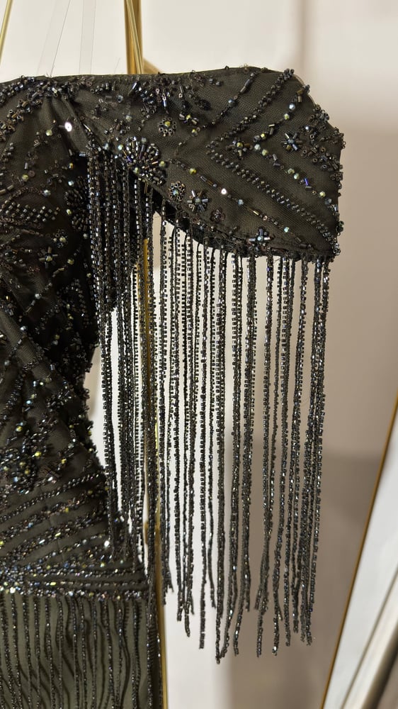 فستان سهره فاخر زيتي