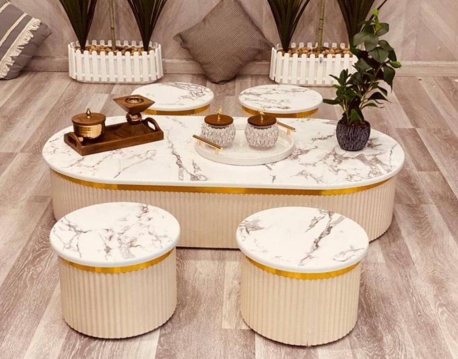 طقم طاولات ارضية