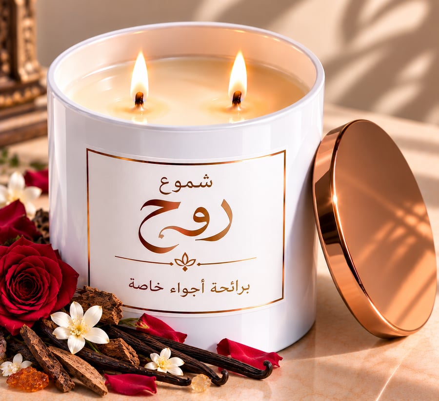 شمعة معطره اجواء خاصة