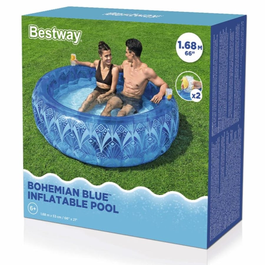 مسبح الازرق قابل للنفخ بيست واي Bestway Bohemian Blue 54479
