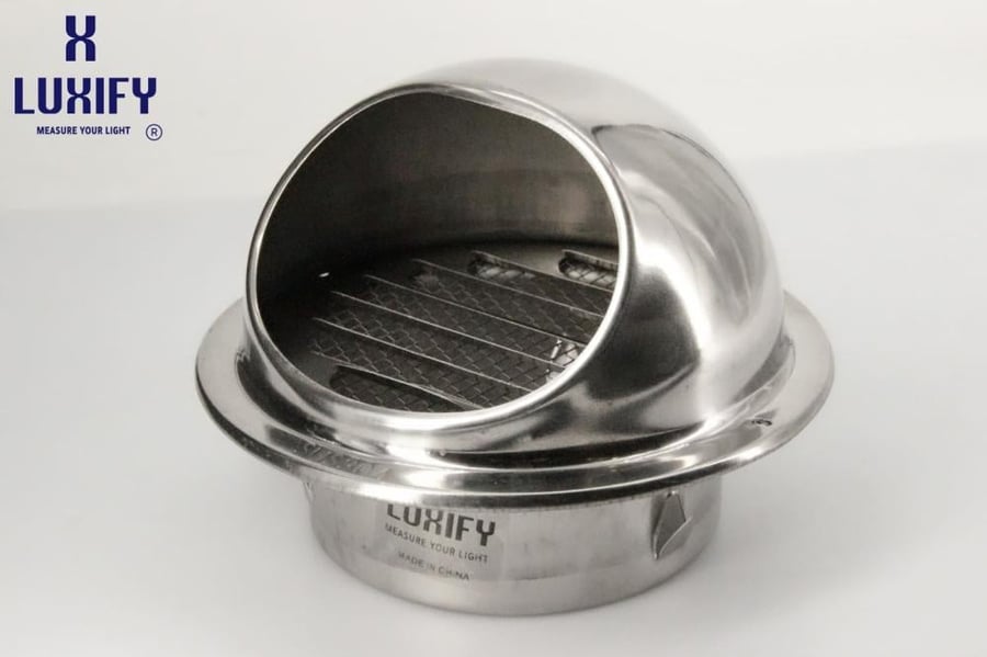 4-inch stainless steel exhaust fan cover LUXIFY 304