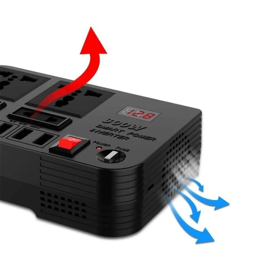 محول طاقة للسيارة بقوة 300 واط DENX DX130