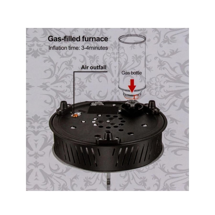 Rechargeable gas stove, 80 grams CAMPING FAMILY CM-38498