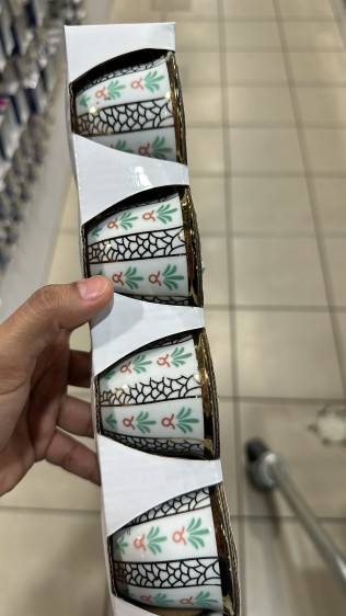 فناجيل فارغه للشمع 5 حبات
