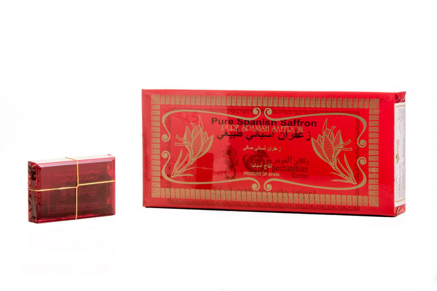 زعفران طبيعي اسباني ركن الفرص - احجام