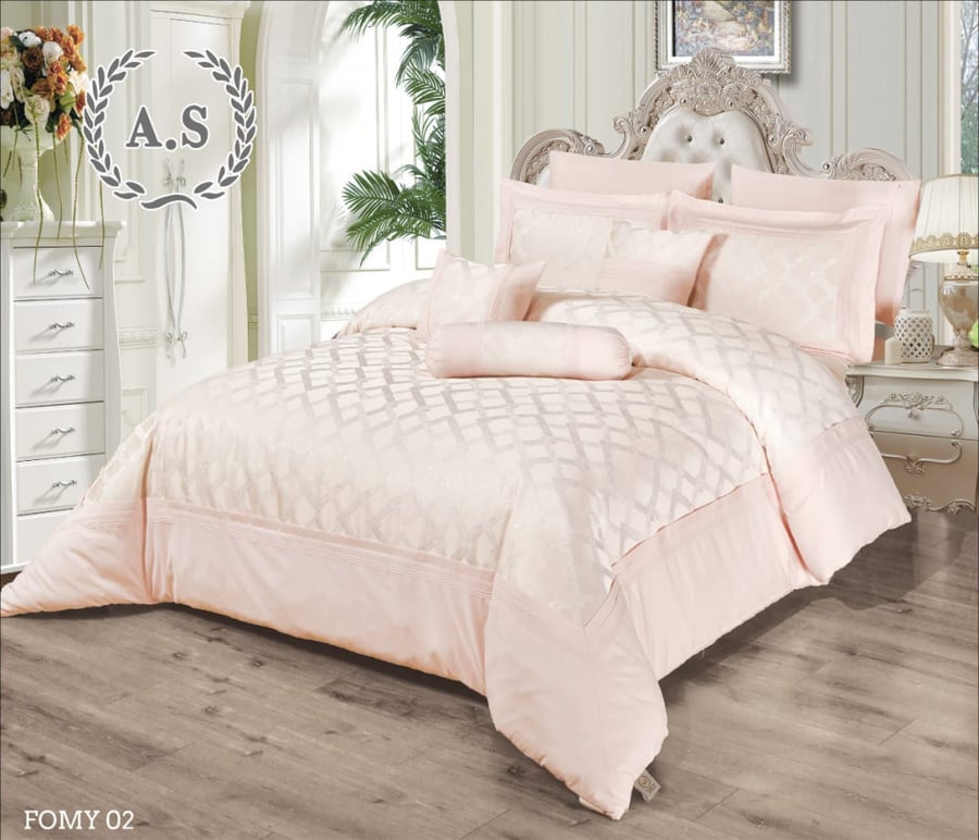 Summer jacquard bedspread for two, 9 pieces