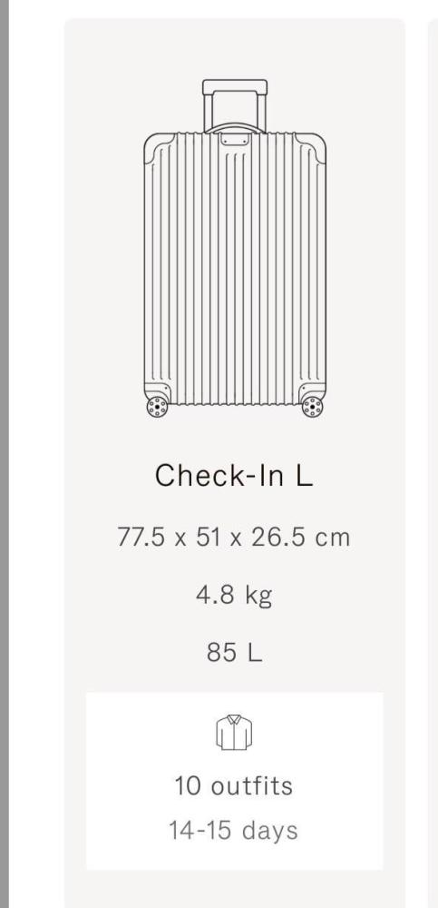 Check-In L مقاس L