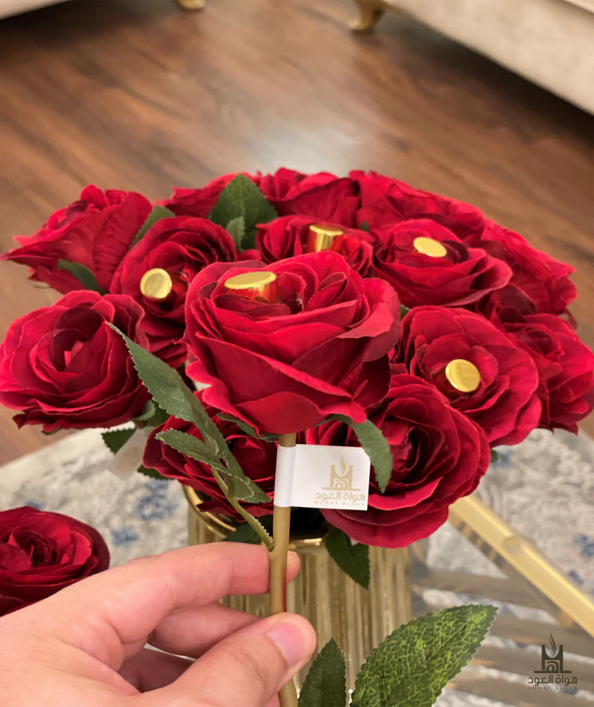 فازة ذهبية فاخرة - كبيرة