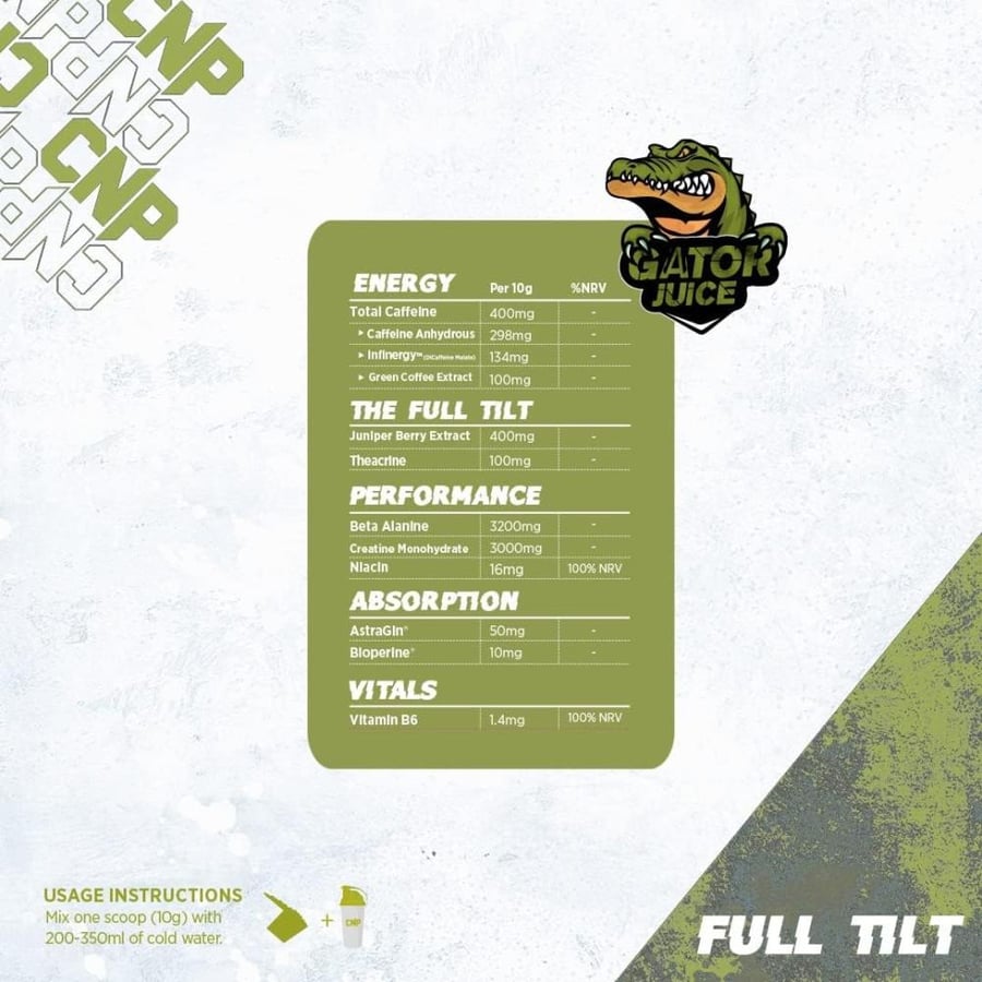 CNP full tilt مكمل الطاقة السرعة القصوى