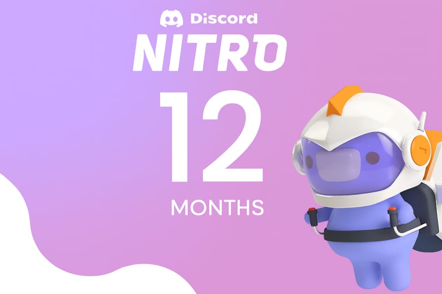 Discord Nitro 1 year - ديسكورد نيترو سنة