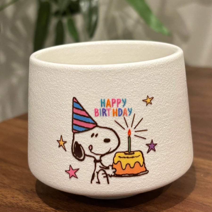 كوب سنوبي  Happy birthday