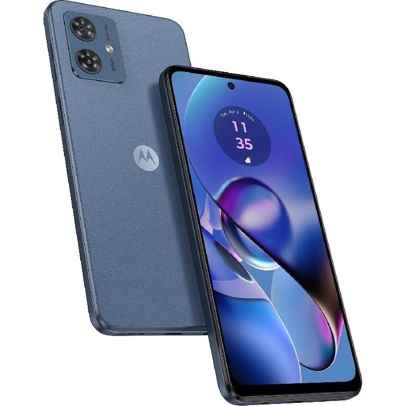 موتورولا هاتف G54 ذاكرة رام 8 جيجابايت وذاكرة داخلية 256 جيجابايت يدعم تقنية 5G مع حماية شاشة هدية