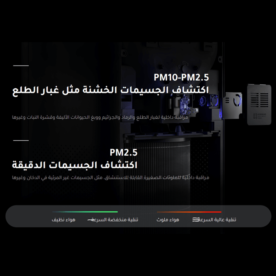 منقي هواء شاومي الذكي 4 برو BHR5058EN - أبيض