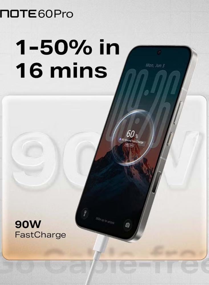انفينيكس نوت 60 برو ذاكرة داخلية 256 جيجابايت وذاكرة رام 12 جيجابايت يدعم تقنية 5G
