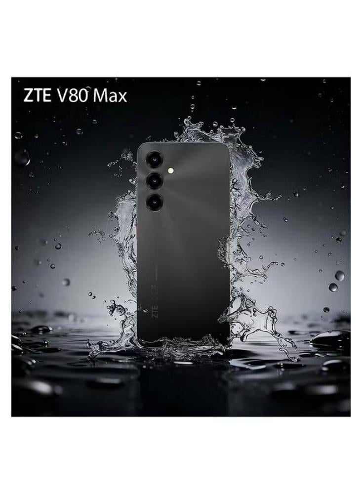 زد تي اي V80 ماكس ذاكرة داخلية 256 جيجابايت وذاكرة رام8+12 جيجابايت يدعم تقنية 4G