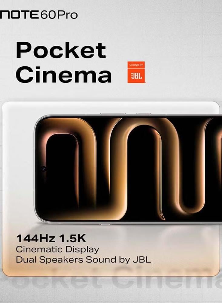 انفينيكس نوت 60 برو ذاكرة داخلية 256 جيجابايت وذاكرة رام 12 جيجابايت يدعم تقنية 5G