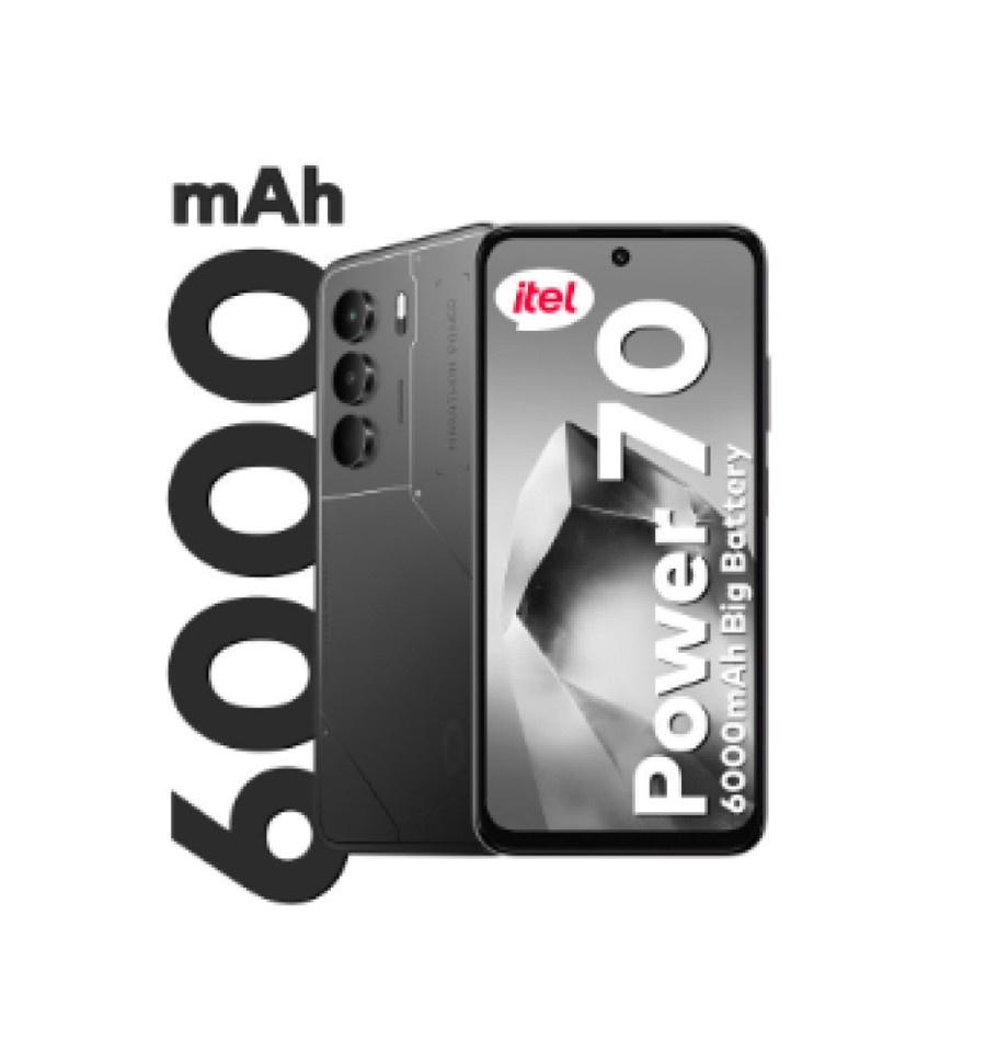 ايتل P70 ذاكرة داخلية 256 جيجابايت وذاكرة رام 4+4 جيجابايت مع كفر بطارية بقوة 4000