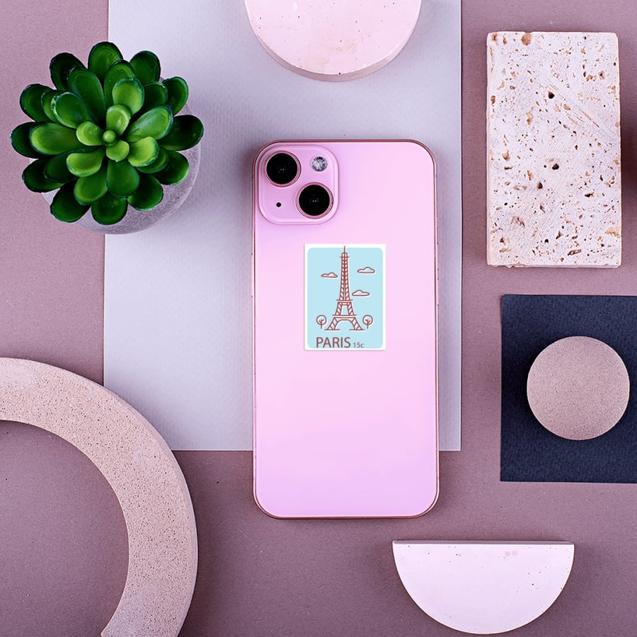 Mobile sticker (Paris stamp)