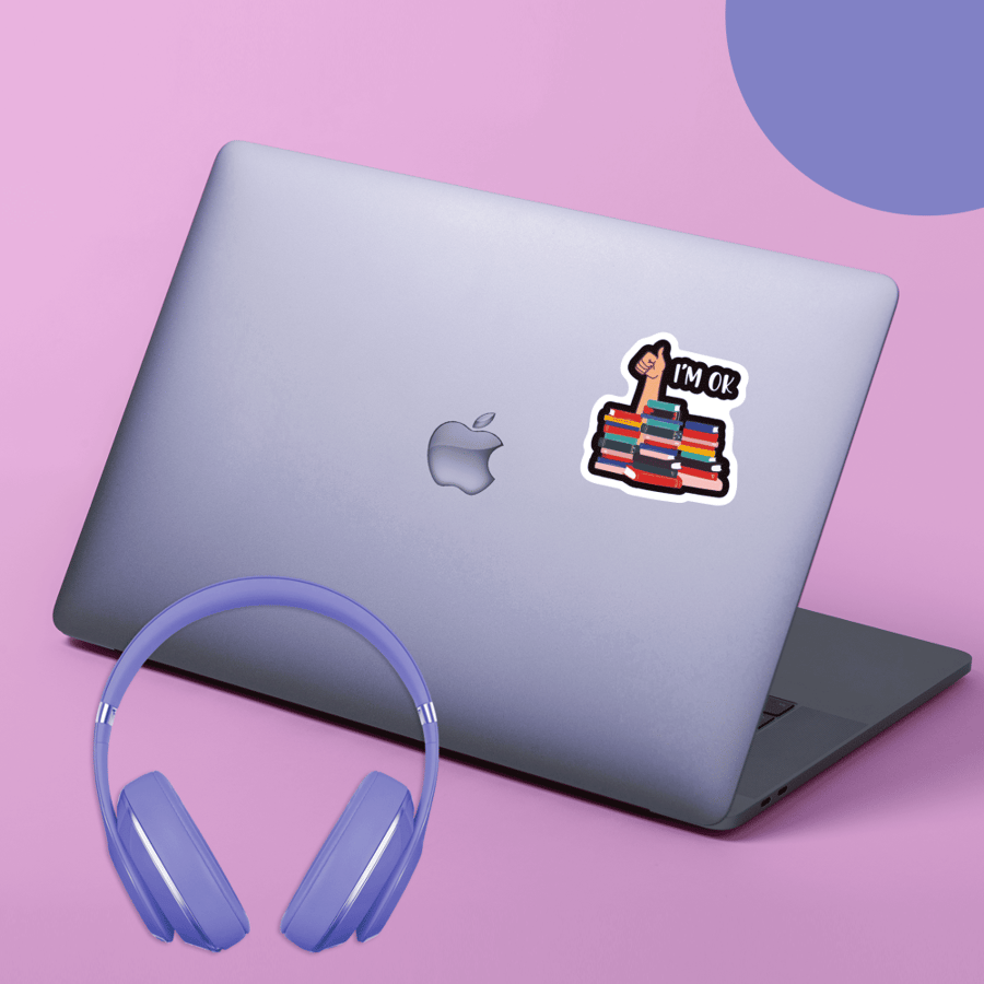Laptop sticker - I'm OK