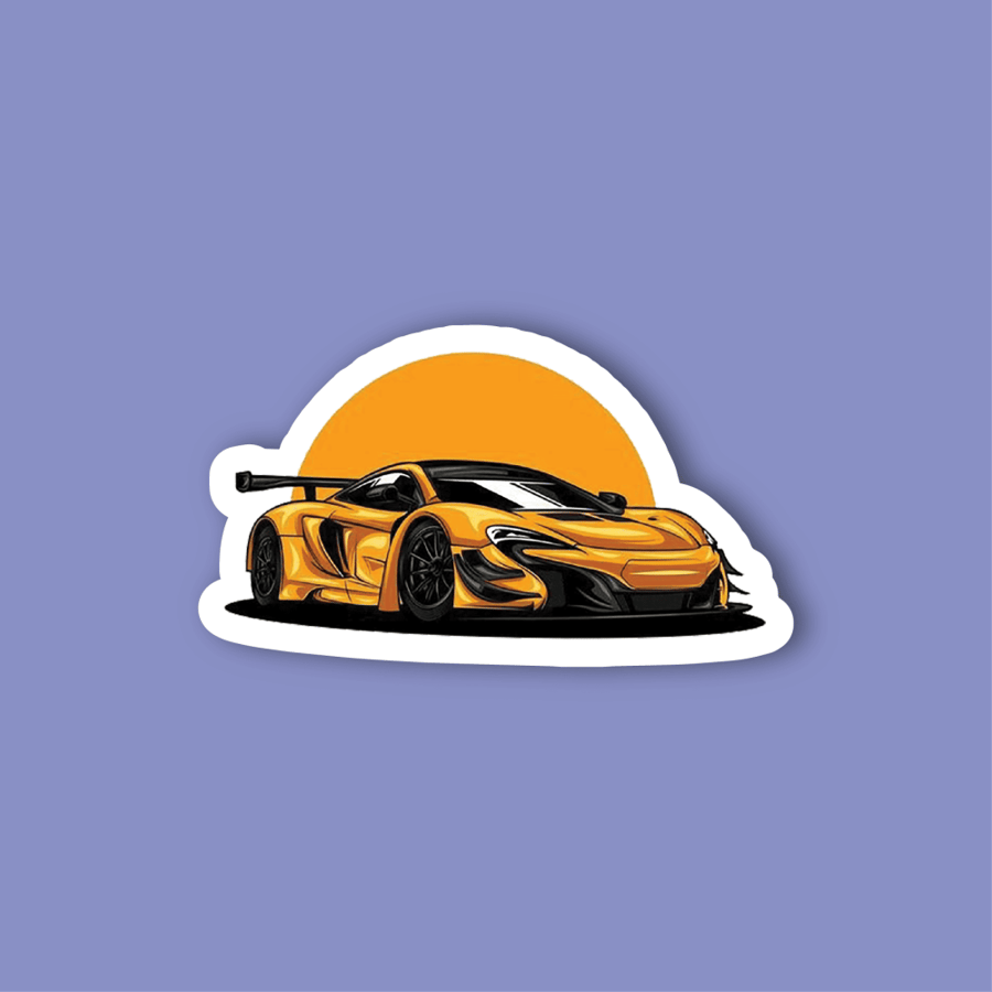 Mobile sticker (McLaren car)