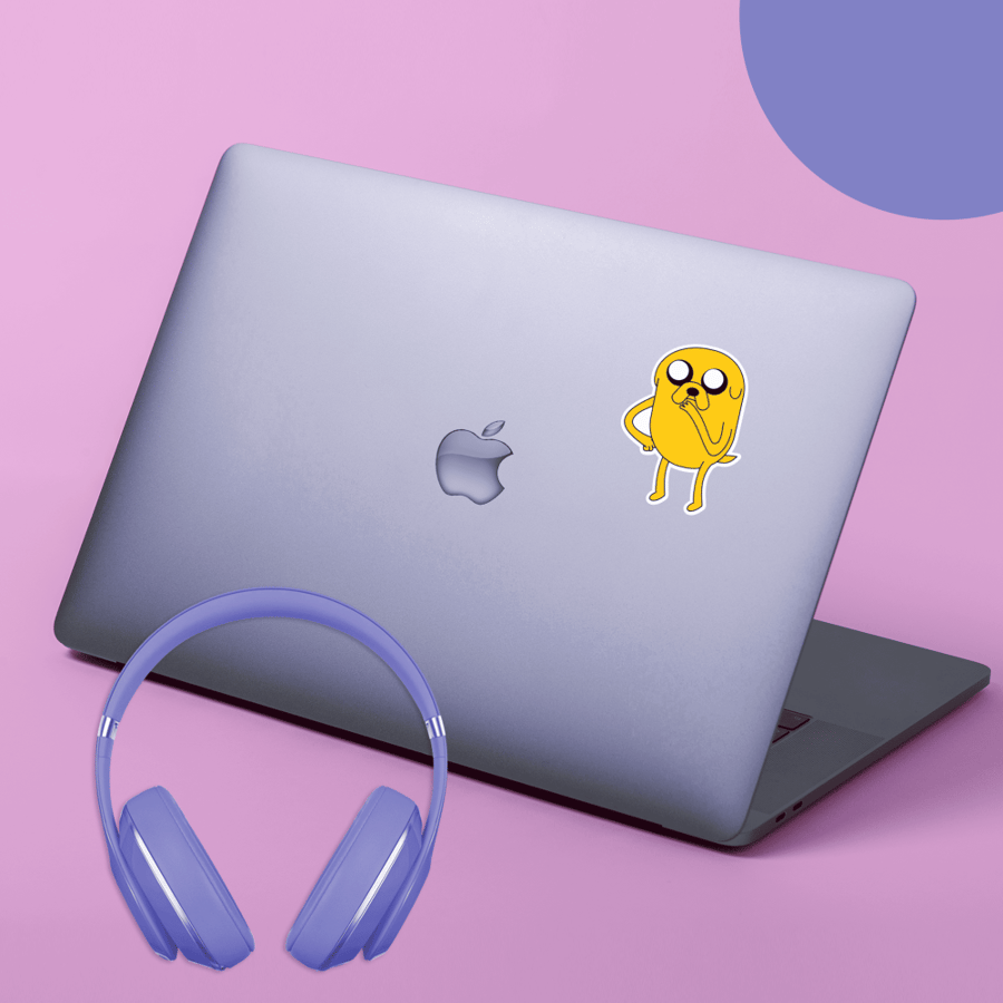 Laptop sticker (Jek character)