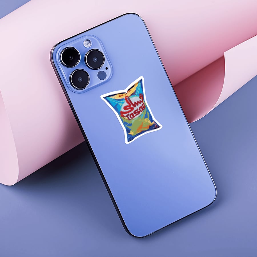 Cell phone sticker (snack bag)