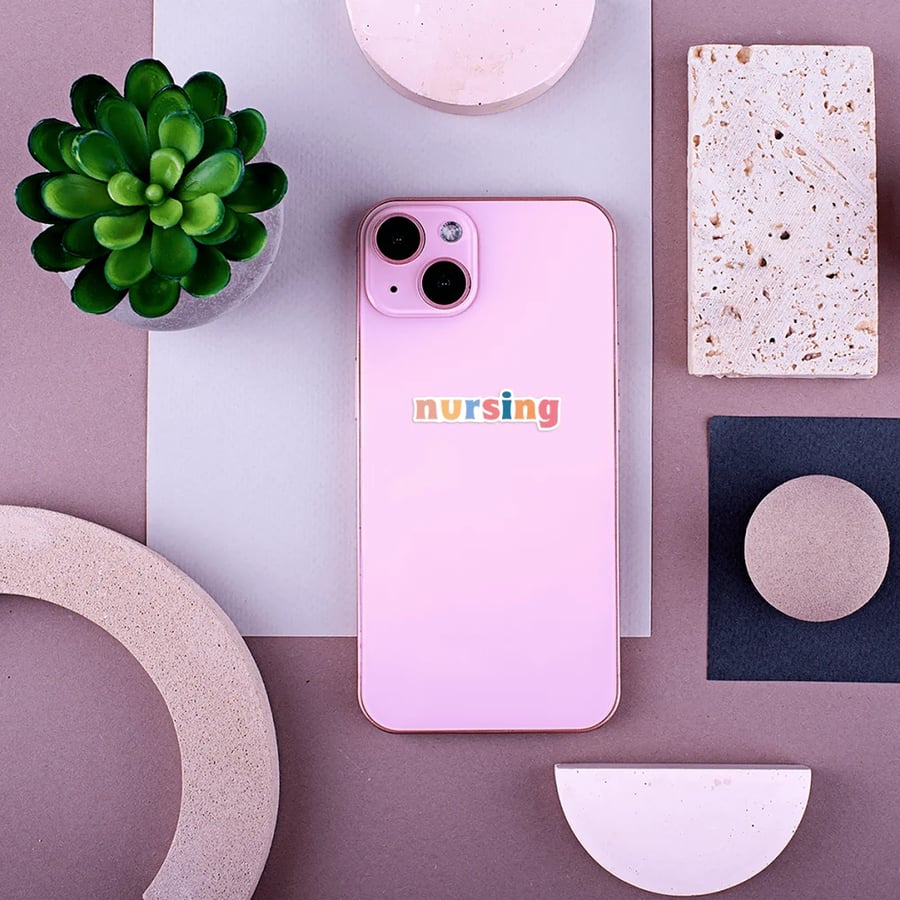Nursing mobile sticker