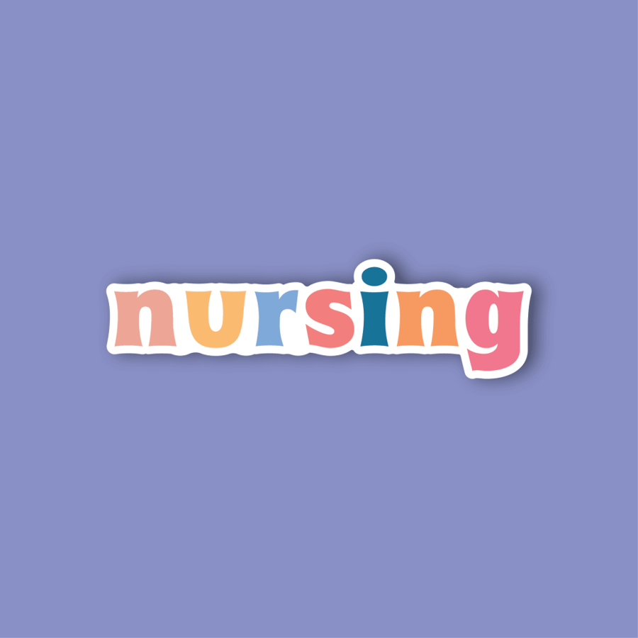 Nursing mobile sticker