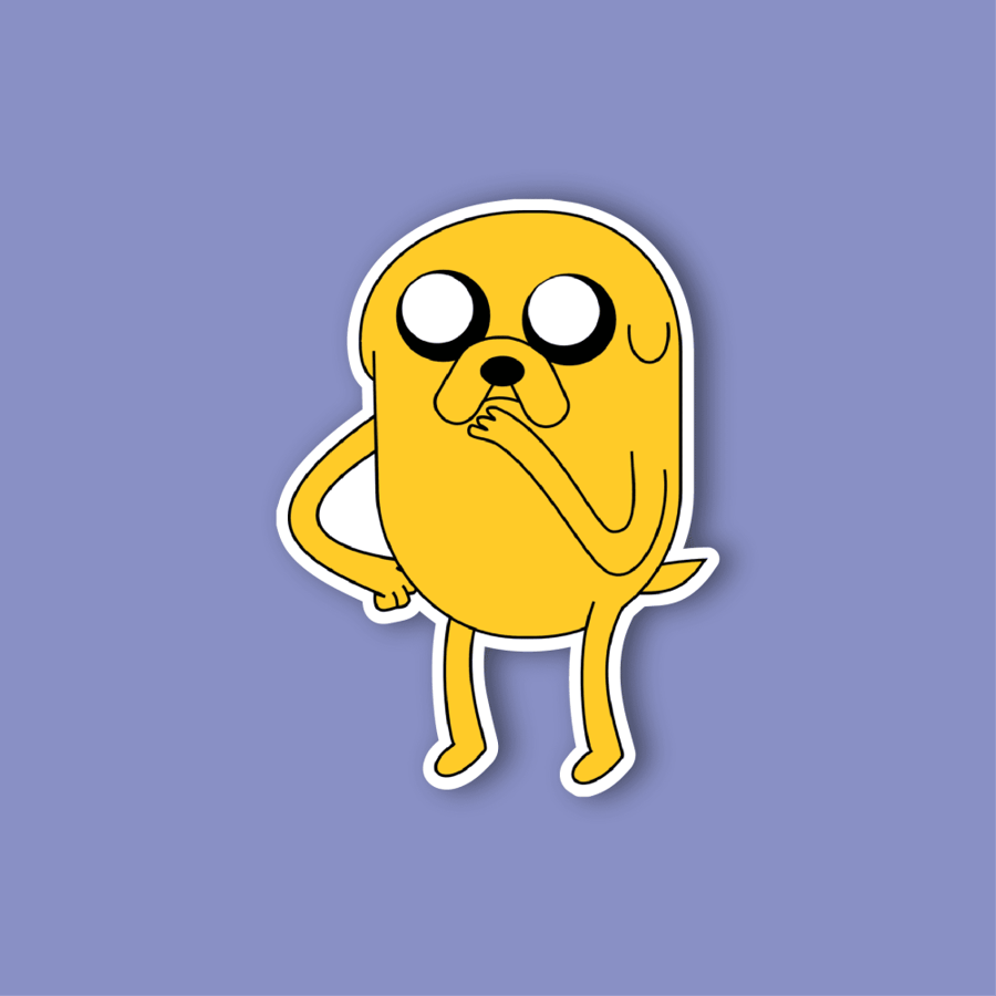 Laptop sticker (Jek character)